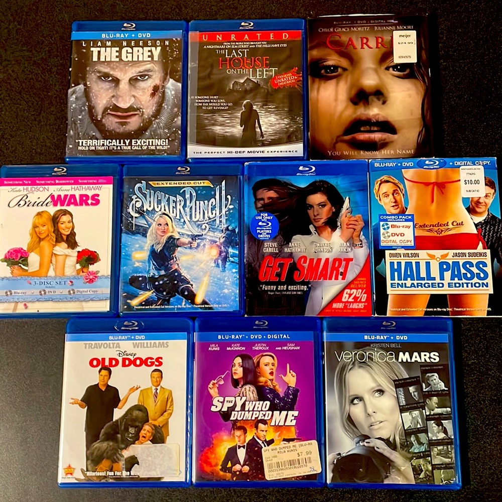Movies on Blu-Ray & DVD